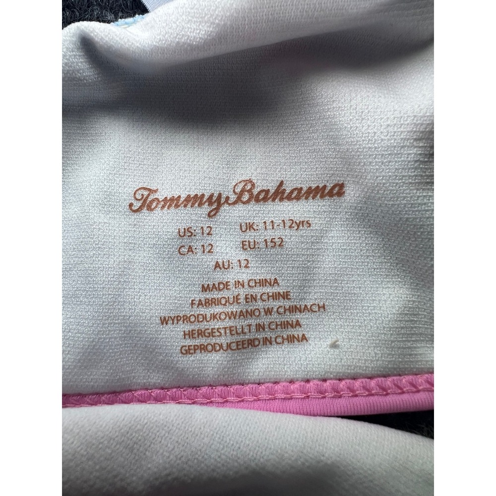 Tommy Bahama Girls Tropical Floral One Shoulder Ruffle Bikini Set Size 12 NEW - Picture 7 of 11